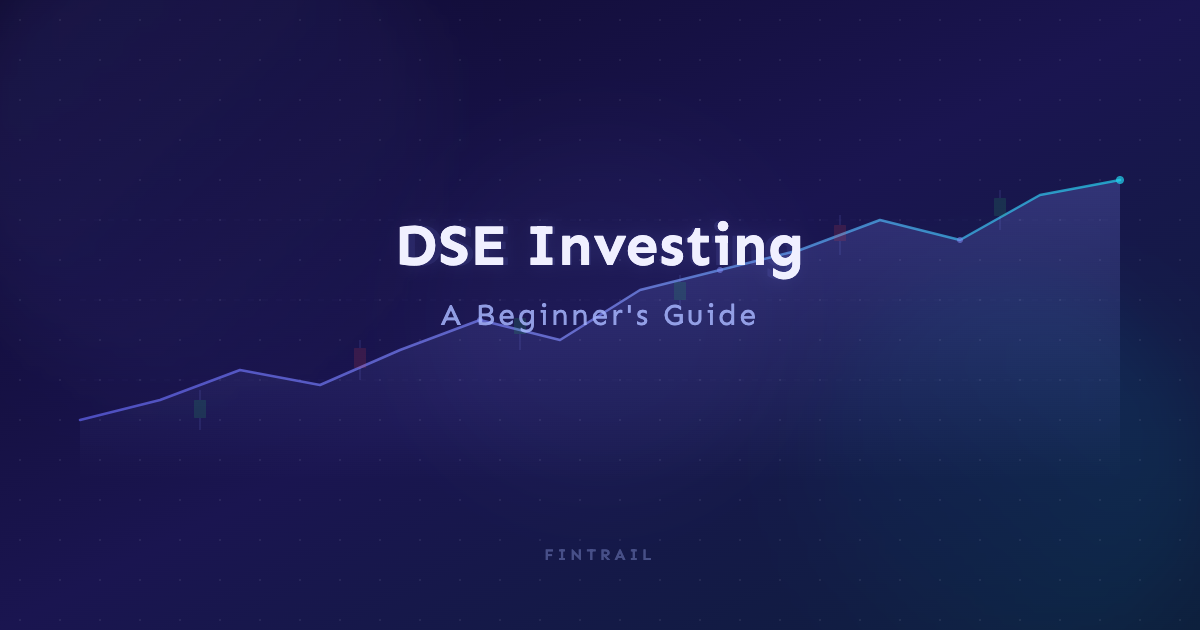 Beginner's roadmap illustration showing the steps to start investing in the Dhaka Stock Exchange