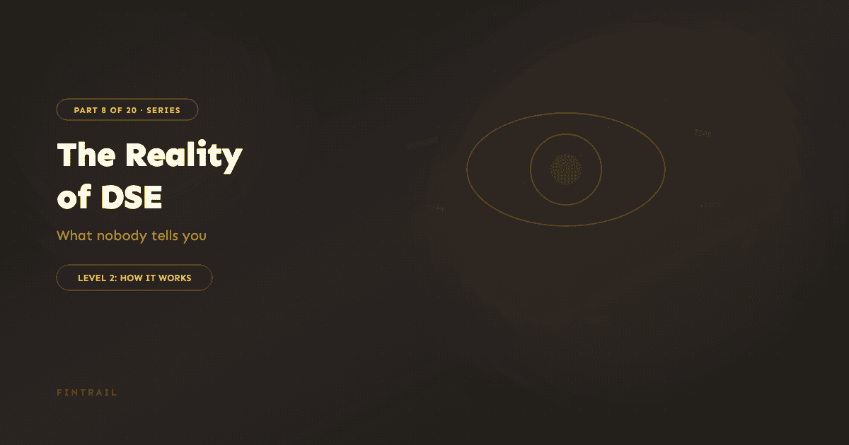 Warning signs illustration representing market manipulation and rumor culture risks on the DSE
